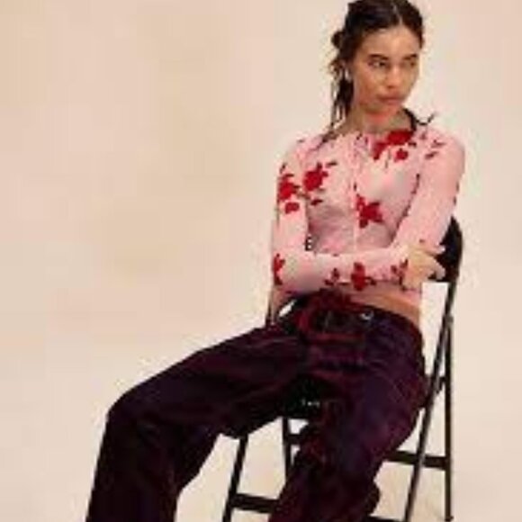 Free People Tried And True Long Sleeve NWT * - Picture 2 of 5